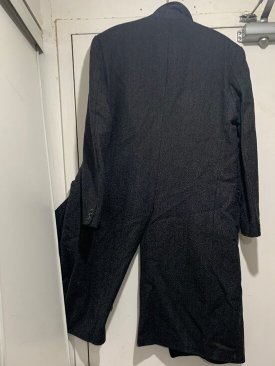 VINTAGE GARVEY'S MEN'S SHOP GENUINE WEST OF ENGLAND WOOL TRENCH COATS SIZE 42/L - Picture 8 of 15